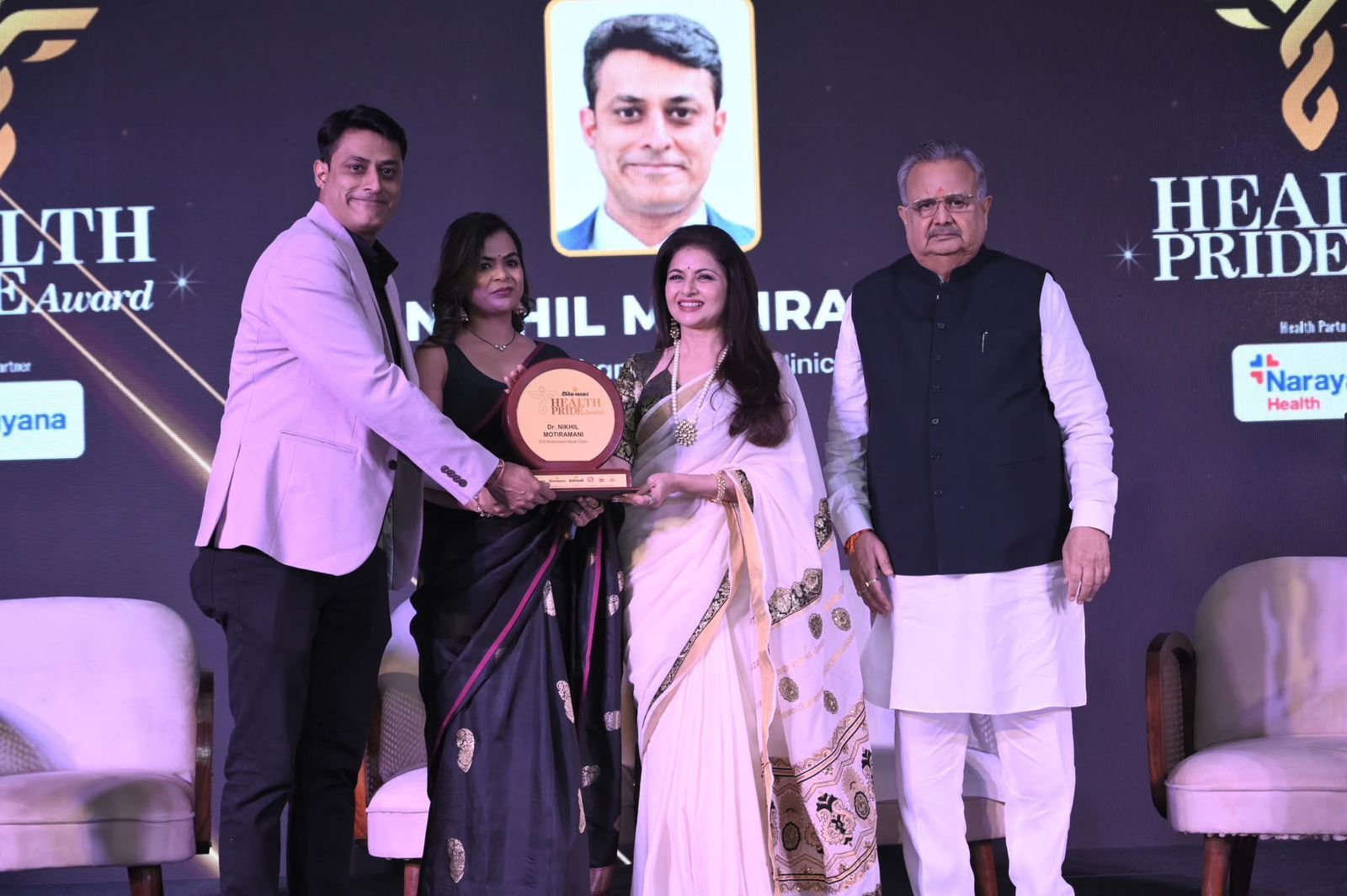 Interventional Cardiologist Dr. Nikhil Motiramani was honored with the prestigious Health Pride Award